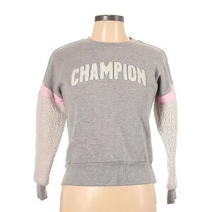 Champion Girls Crew Neck Sweater with fleece sleeves - Large